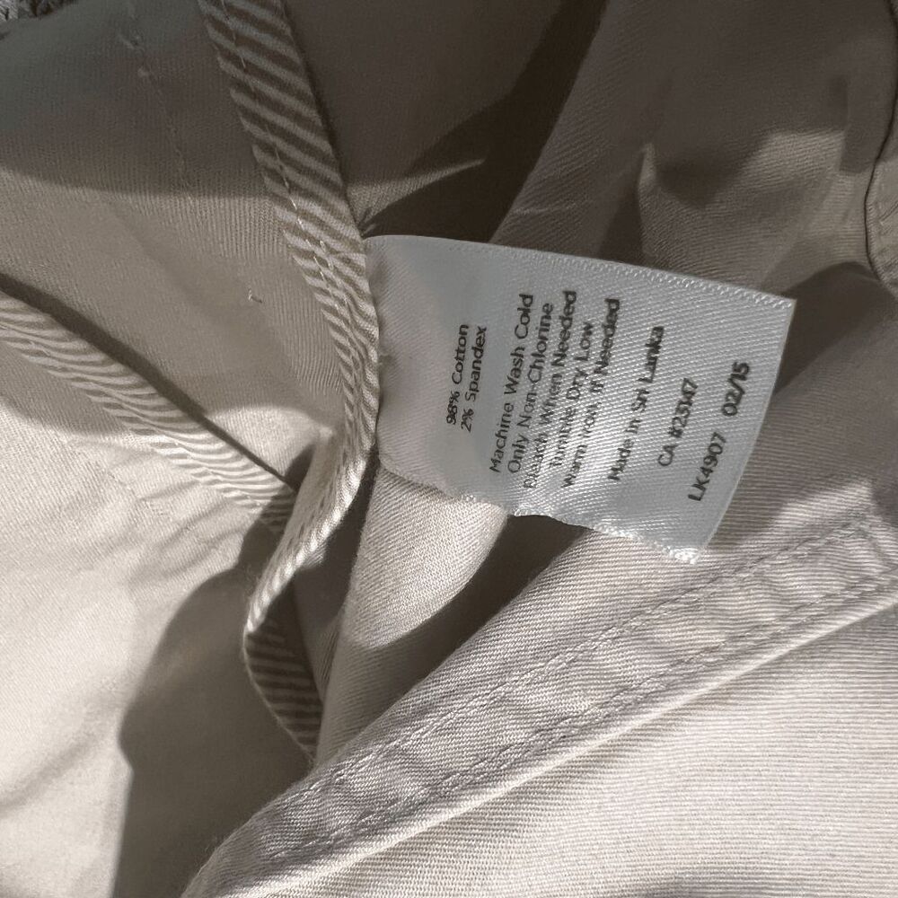 Talbots khaki button down jacket- size 4 - Picture 6 of 6